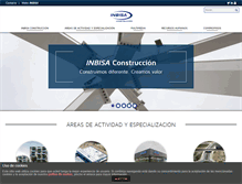 Tablet Screenshot of inbisaconstruccion.com